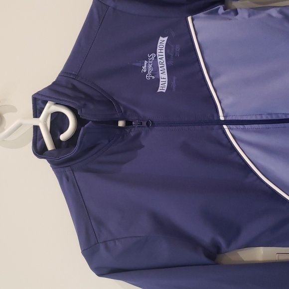 DISNEY Princess Jersey Purple Periwinkle Zip Up Half Marathon Weekend 2020 - Picture 5 of 14